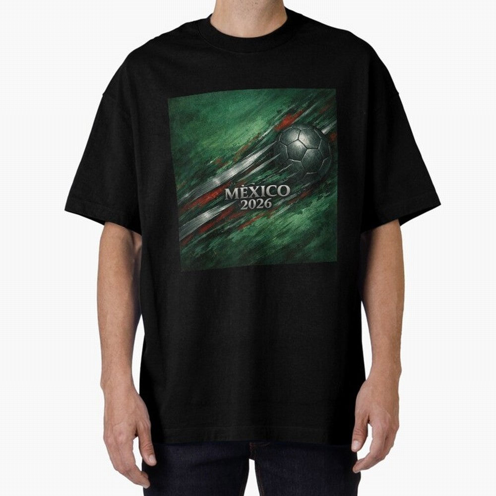 Mexico 2026 Kickoff Emblem Classic T-Shirt Enjoy the Biggest Football Party of Global Football Passion for FIFA World Cup 2026 USA Canada Mexico, Inspired by CR7, Germany, Global Supporter Spirit, Legendary Goals, National Colors and Tournament