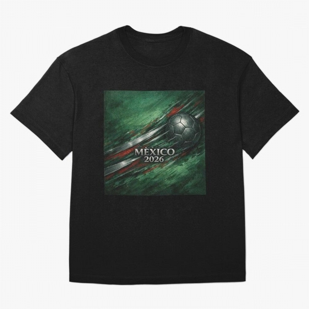 Mexico 2026 Kickoff Emblem Classic T-Shirt Enjoy the Biggest Football Party of Global Football Passion for FIFA World Cup 2026 USA Canada Mexico, Inspired by CR7, Germany, Global Supporter Spirit, Legendary Goals, National Colors and Tournament