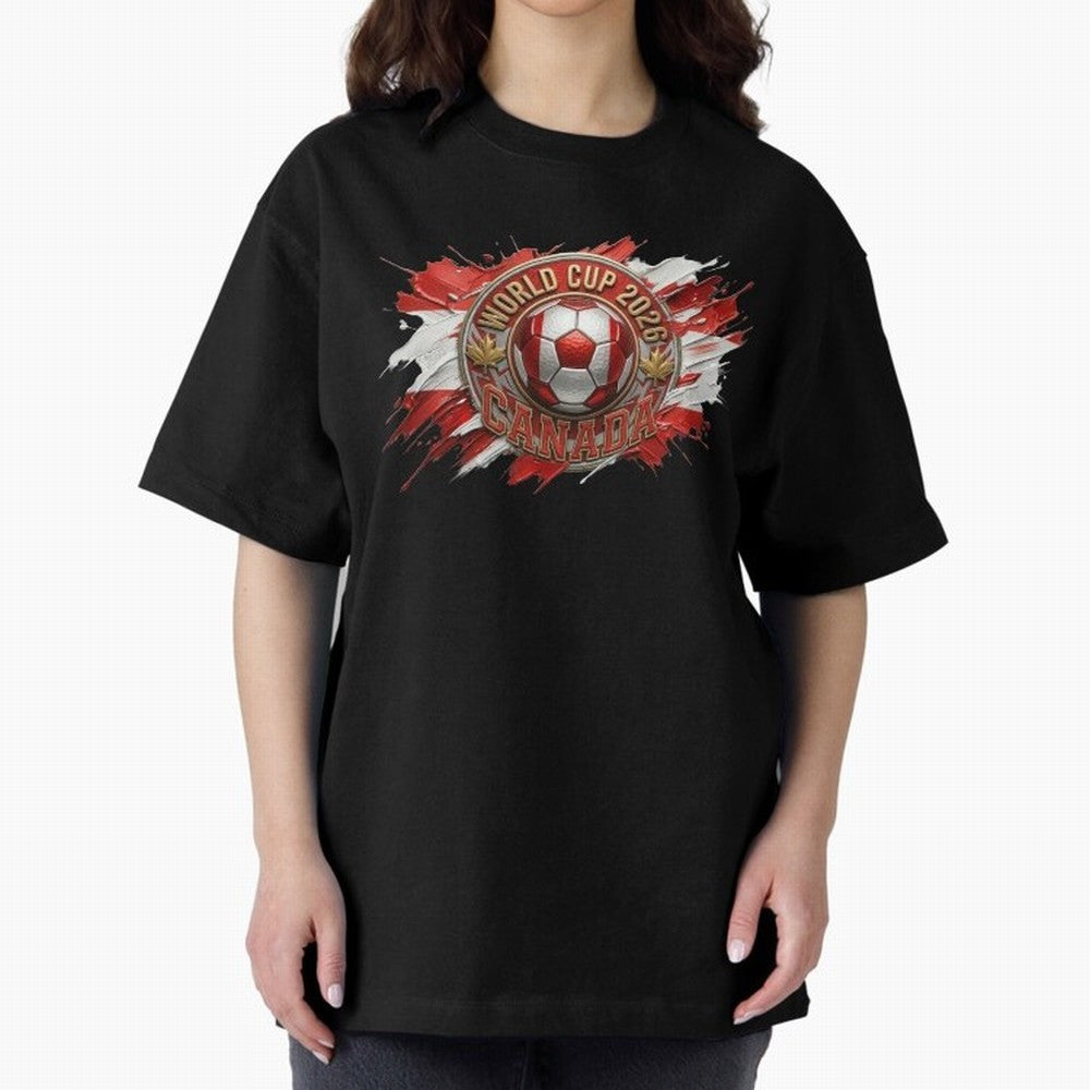 World Cup 2026 Canada Soccer Ball Paint Splash Classic T-Shirt Support Your Favorite Stars during FIFA World Cup 2026 USA Canada Mexico Built around Neymar, England and Germany Energy, Stadium Chants, National Pride, Trophy Dreams and Unforgettable