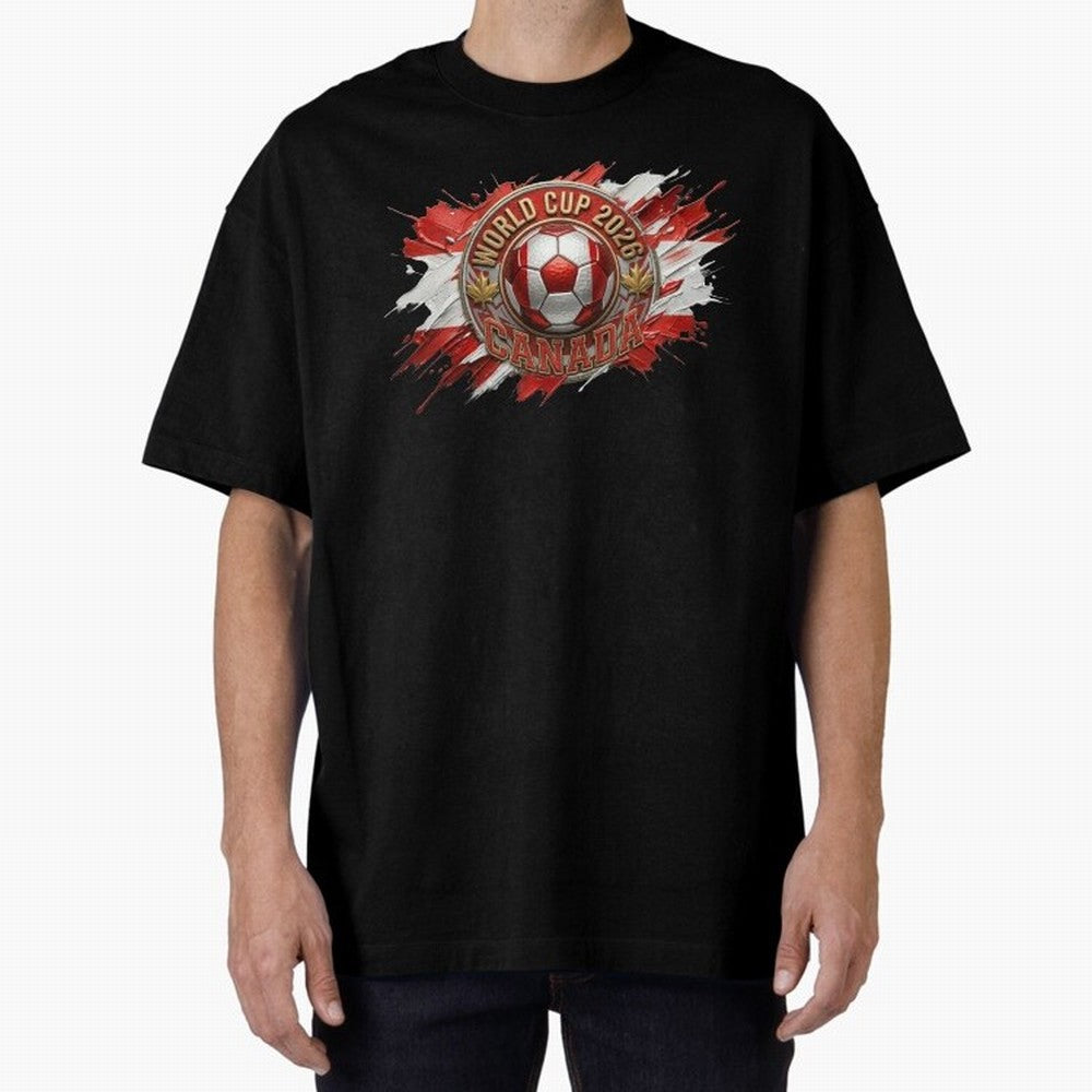 World Cup 2026 Canada Soccer Ball Paint Splash Classic T-Shirt Support Your Favorite Stars during FIFA World Cup 2026 USA Canada Mexico Built around Neymar, England and Germany Energy, Stadium Chants, National Pride, Trophy Dreams and Unforgettable
