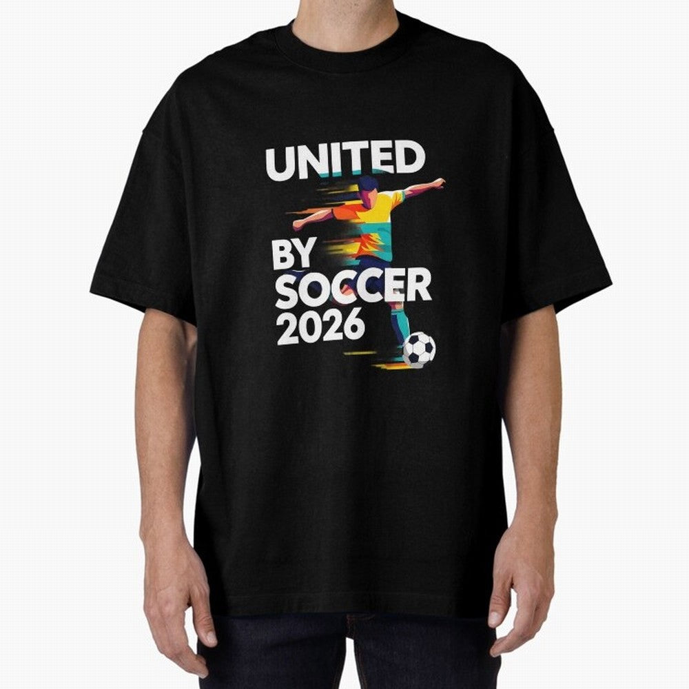 United by Soccer 2026 Football Fan Hoodie International Cup Style Graphic Classic T-Shirt Show Your Love for Global Football Passion for FIFA World Cup 2026, Built around CR7 and Messi, Portugal, Sports Nostalgia, International Competition, Famous