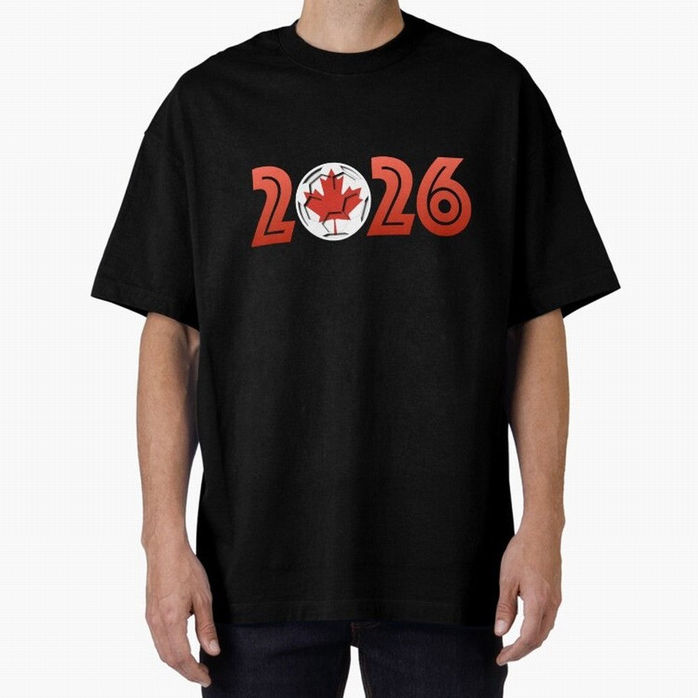 Canada Soccer 2026 Design Classic T-Shirt Celebrate Golden Goal Energy in FIFA World Cup 2026 USA Canada Mexico for Fans of Haaland and Mbappe and France and Portugal, Bringing Stadium Chants, National Pride, Trophy Dreams and Unforgettable