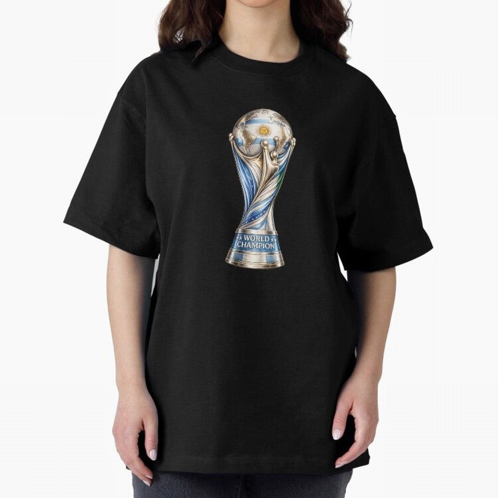 Argentina Classic T-Shirt Bring a Champion Mindset to FIFA World Cup 2026 Highlighting Cristiano Ronaldo, Haaland and CR7, Argentina and Brazil Energy, Vintage Soccer Flavor, Modern Football Stars, National Flags and Final Night Emotion; Perfect