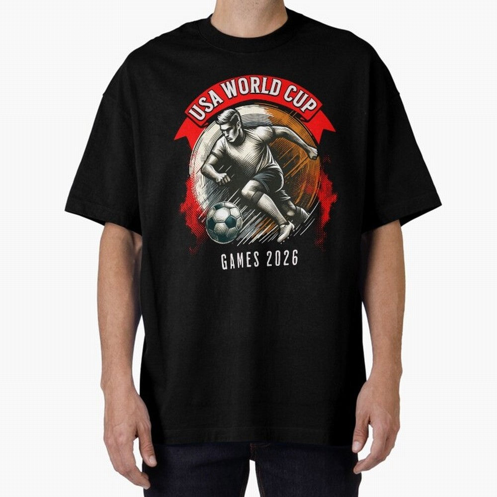 USA World Cup Classic T-Shirt Show Up for the Glory of FIFA World Cup 2026 USA Canada Mexico Driven by Cristiano Ronaldo, Haaland and CR7, Spain Energy, Global Supporter Spirit, Legendary Goals, National Colors and Tournament Celebration; Perfect