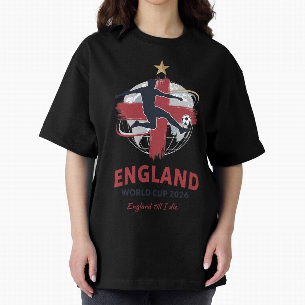England - World Cup 2026 Fan Art Classic T-Shirt Represent Fans Who Live for FIFA World Cup 2026 Group Stage Spirit, Celebrating England and Germany, Messi, Football Festival Excitement, Trophy Ambitions, Country Rivalries and Star Player Buzz;