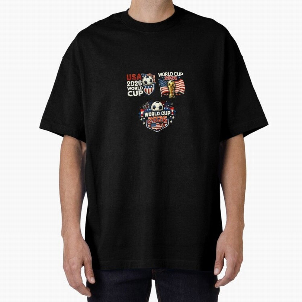 World Cup 2026 USA T-Shirt ¨C Soccer Football Fan Design | America Host Edition Classic T-Shirt Celebrate Fan Culture around the FIFA World Cup 2026 Journey through Neymar, Haaland and Cristiano Ronaldo Highlights, Portugal, Spain and Germany