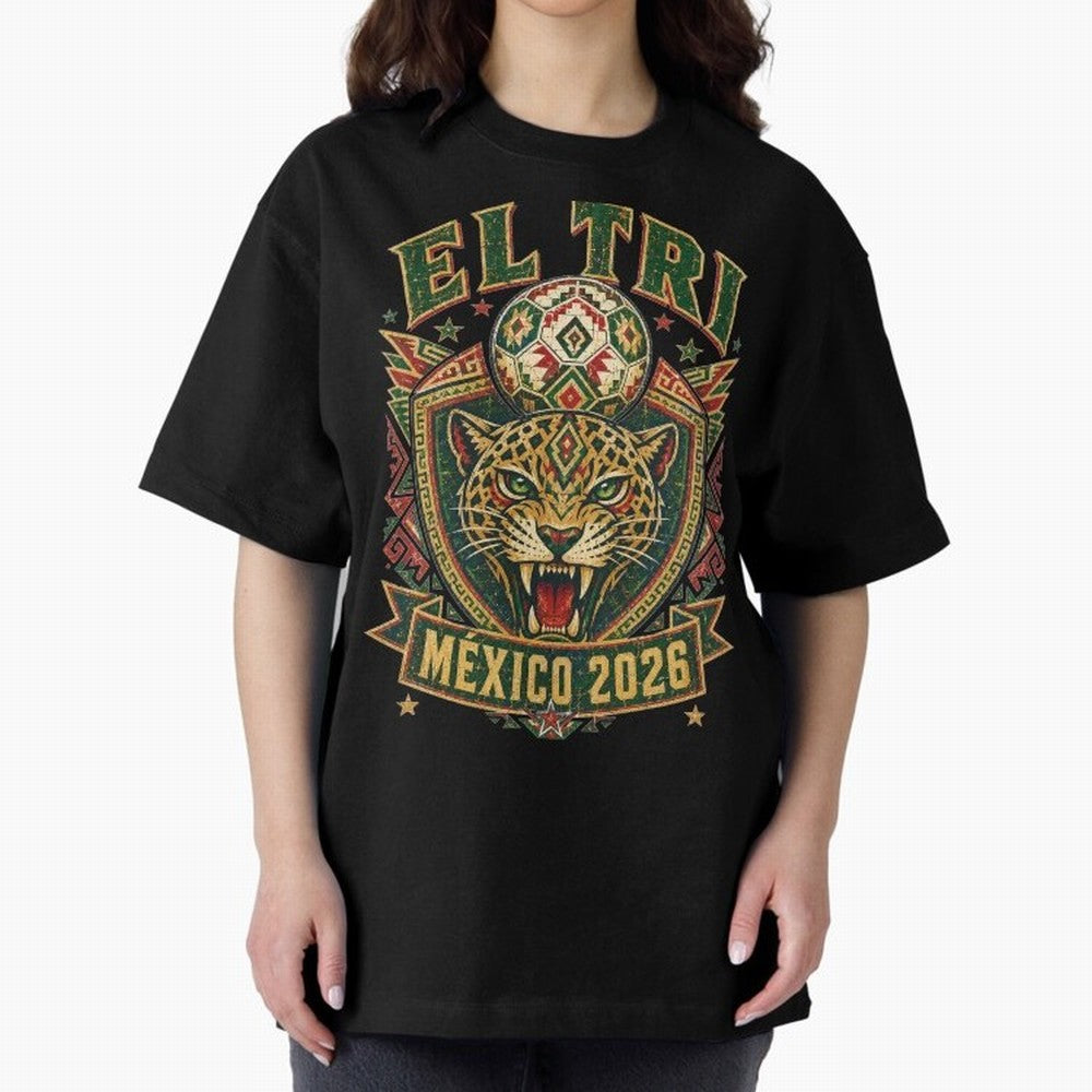 El Tri M¨¦xico 2026 World Cup Soccer T-Shirt Classic T-Shirt Bring Global Tournament Vibes to FIFA World Cup 2026 Group Stage for Fans of Neymar, Haaland and Cristiano Ronaldo and Spain, Bringing Global Supporter Spirit, Legendary Goals, National