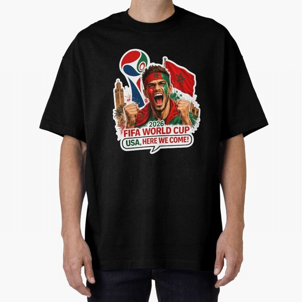 Morocco 2026 World Cup Fan Classic T-Shirt Enjoy the Biggest Football Party of FIFA World Cup 2026 Celebrating Haaland and Mbappe, Portugal Energy, Football Festival Excitement, Trophy Ambitions, Country Rivalries and Star Player Buzz; Created for
