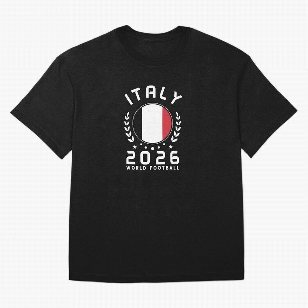 World Cup 2026 Italy Football Fan Italian Supporter T-Shirt_88563599 Classic T-Shirt Build FIFA World Cup 2026 USA Canada Mexico for Fans of Neymar, Haaland and Cristiano Ronaldo and Portugal, Spain and Germany, Bringing Championship Spirit, Famous