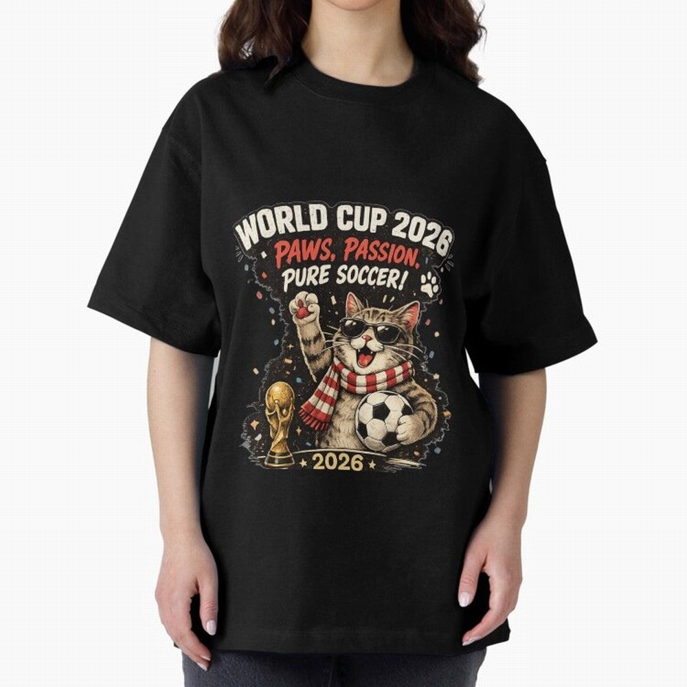 World Cup 2026 Funny Cat Soccer Retro Shirt Classic T-Shirt Represent Fans Who Live for the FIFA World Cup 2026 Group Stage Journey through Messi, Neymar and Mbappe Highlights, France Pride, Soccer Culture, Superstar Moments, National Team Dreams