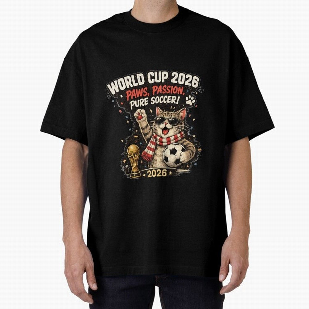 World Cup 2026 Funny Cat Soccer Retro Shirt Classic T-Shirt Represent Fans Who Live for the FIFA World Cup 2026 Group Stage Journey through Messi, Neymar and Mbappe Highlights, France Pride, Soccer Culture, Superstar Moments, National Team Dreams