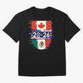 Glitched United 2026 - North America Emblem Cup Classic T-Shirt Celebrate Football Dreams Across FIFA World Cup 2026 USA Canada Mexico Driven by Messi, England Energy, Game Day Rituals, Football Legends, Country Pride and the Road to the Final;