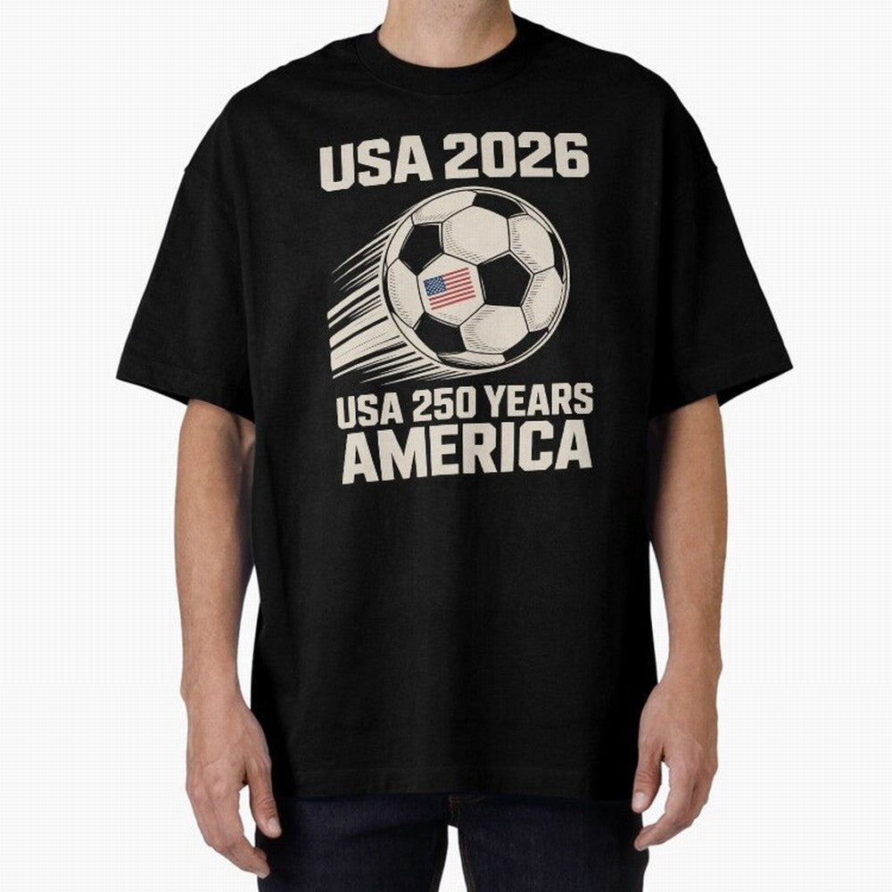 Usa 2026 Soccer 250 Years Women Kids 4th of July Classic T-Shirt Live for the Drama of FIFA World Cup 2026 for Fans of Neymar and Brazil, Bringing Fan Favorite Moments, National Team Passion, Big Match Drama and Soccer History; Ideal for Fans Who