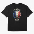 France 2026 Football Art | Vintage Tricolor Soccer Ball Splash Design Classic T-Shirt Celebrate the Biggest Stage of the FIFA World Cup 2026 Group Stage Journey through Messi and Cristiano Ronaldo Highlights, Spain Pride, Champion Mindset, Group