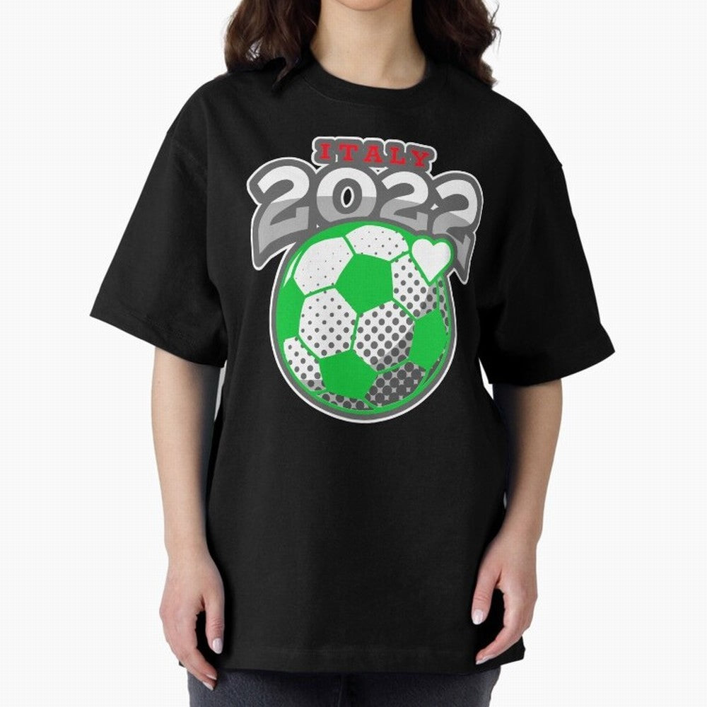 Italy Futbol Design 2022 Classic T-Shirt Fuel Your Fan Pride for FIFA World Cup 2026 Group Stage for Fans of Neymar, Haaland and Cristiano Ronaldo and Argentina, France and Brazil, Bringing Match Day Excitement, Supporter Culture, Golden Goals and