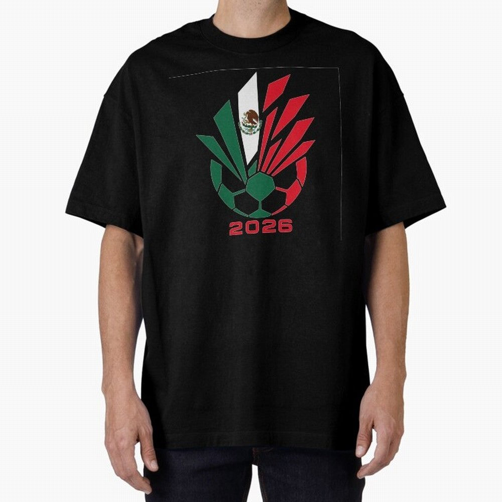 Mexican Soccer 2026 Flag Burst Emblem Classic T-Shirt Keep the Match Day Mood of FIFA World Cup 2026 USA Canada Mexico for Fans of Haaland and Mbappe and Brazil, Bringing Worldwide Fan Energy, Dramatic Goals, Stadium Lights and Championship