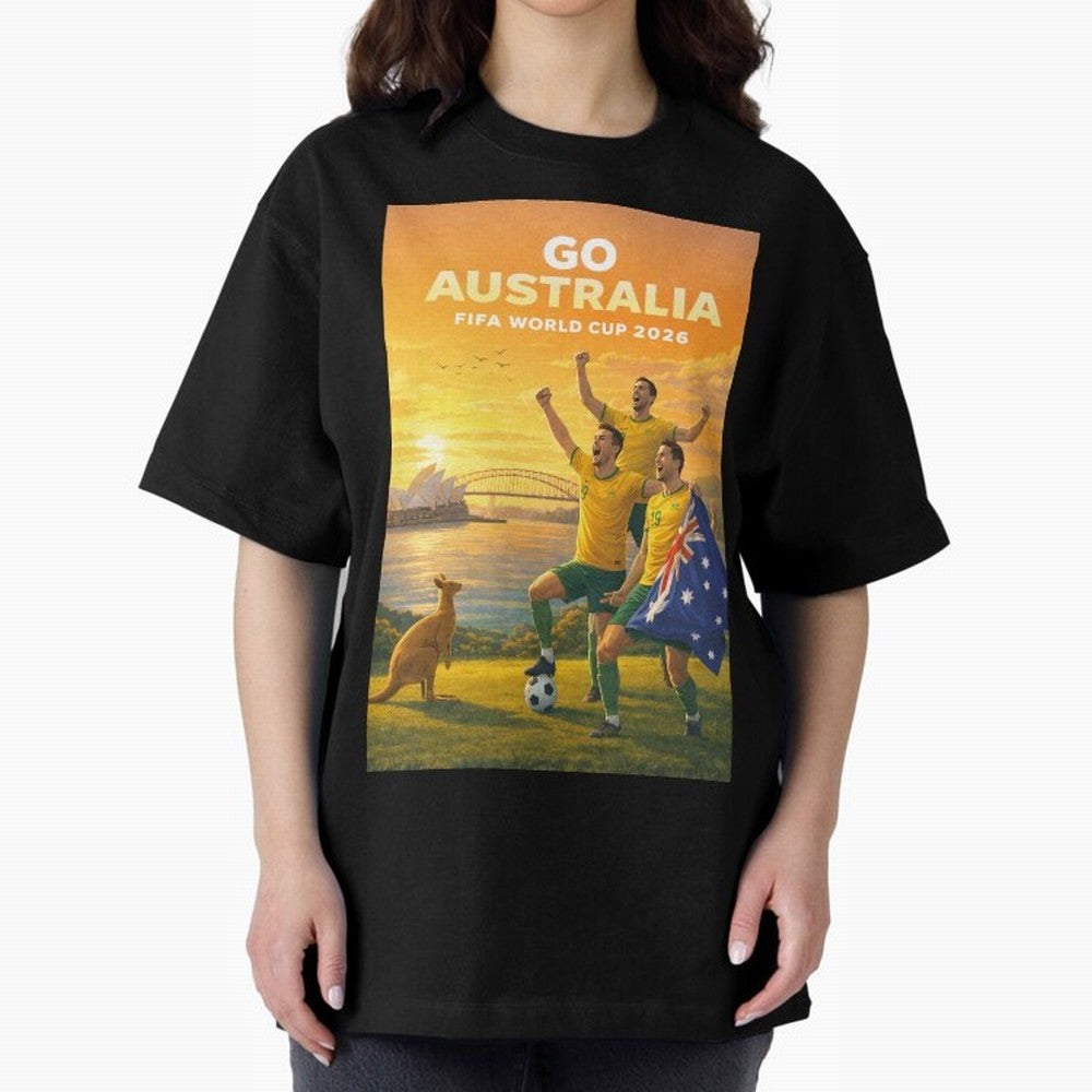 Australia Socceroos FIFA World Cup 2026 Sydney Football Australia Kangaroos Classic T-Shirt Make Your Look Match FIFA World Cup 2026 Spirit, Driven by Argentina and Brazil, Messi, CR7 and Mbappe, Classic Soccer Heritage, Championship Pressure, Fan