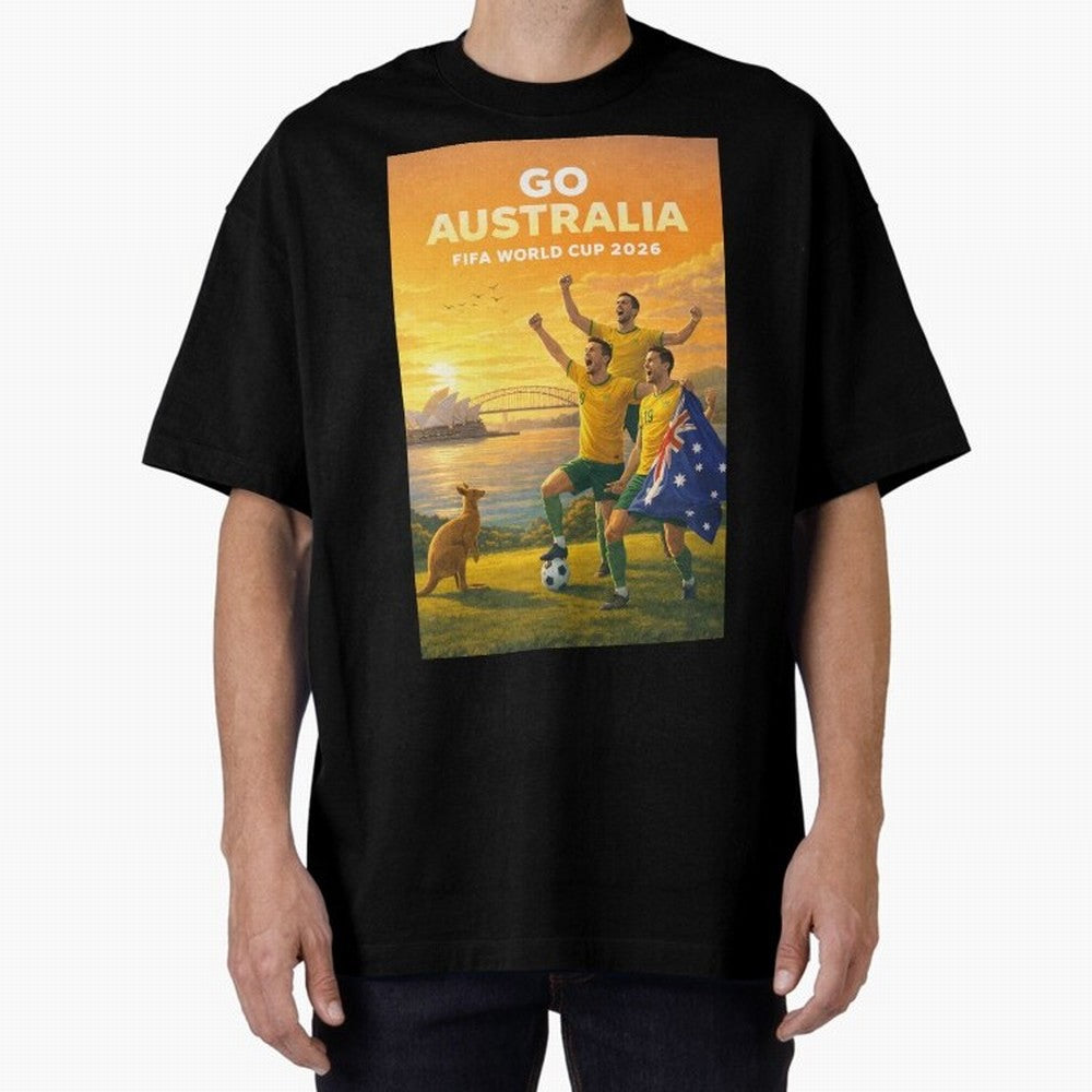 Australia Socceroos FIFA World Cup 2026 Sydney Football Australia Kangaroos Classic T-Shirt Make Your Look Match FIFA World Cup 2026 Spirit, Driven by Argentina and Brazil, Messi, CR7 and Mbappe, Classic Soccer Heritage, Championship Pressure, Fan