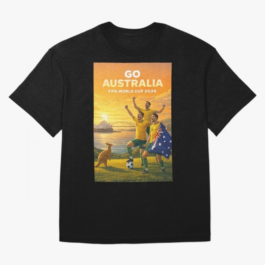 Australia Socceroos FIFA World Cup 2026 Sydney Football Australia Kangaroos Classic T-Shirt Make Your Look Match FIFA World Cup 2026 Spirit, Driven by Argentina and Brazil, Messi, CR7 and Mbappe, Classic Soccer Heritage, Championship Pressure, Fan