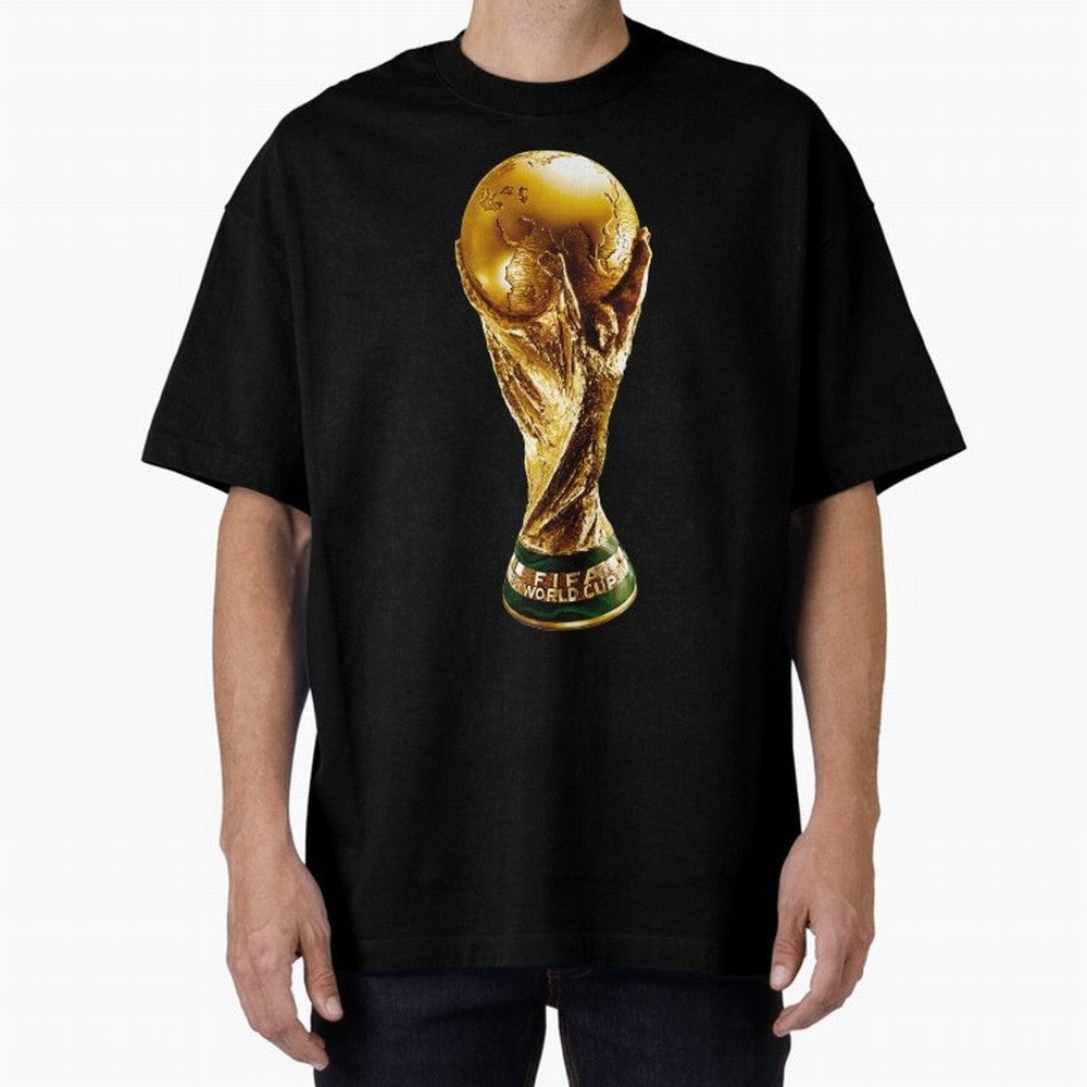 SOCCER TROPHY Classic T-Shirt Show Up for the Glory of Global Football Passion for FIFA World Cup 2026, Highlighting CR7 and Messi, Netherlands, Vintage Soccer Flavor, Modern Football Stars, National Flags and Final Night Emotion; Built for
