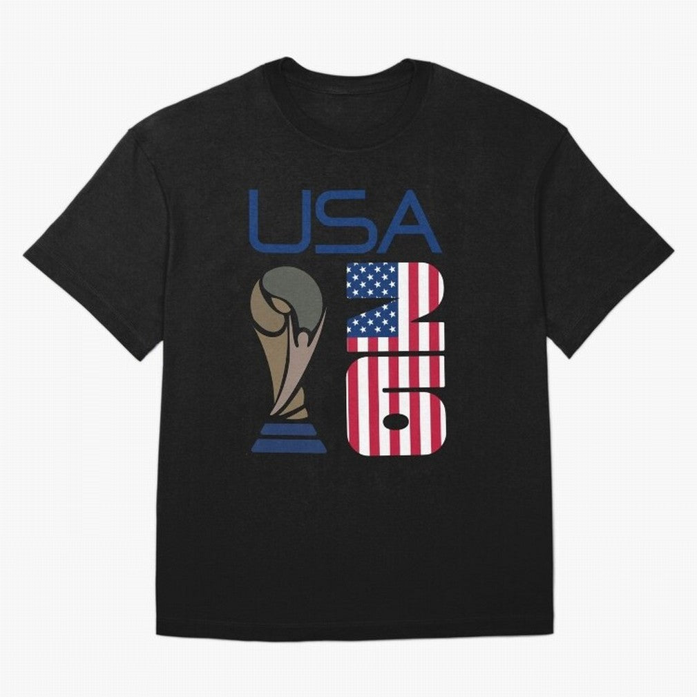 USA 2026 Soccer World Cup Trophy American Flag Design Classic T-Shirt Bring FIFA World Cup 2026 USA Canada Mexico for Fans of Mbappe and Brazil, Portugal and Argentina, Bringing Tournament Hype, Historic Matchups, Family Viewing Parties and Global