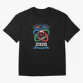 Infinity Loop World Cup 2026 Host Nation Classic T-Shirt Follow the Road to FIFA World Cup 2026 USA Canada Mexico with Messi, Neymar and Mbappe, England and Germany Energy, Championship Spirit, Famous Goals, Roaring Crowds and International