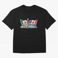2026 World Cup Opening & Final ¨C Azteca Stadium Mexico & MetLife Stadium USA ¨C Football Design with Mexican, Canadian & US Flags Classic T-Shirt Upgrade FIFA World Cup 2026 for Fans of Messi, CR7 and Mbappe and Spain, Bringing Retro Football
