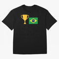 Brazil Soccer Team Fan Football Brazilian Flag 2022 T-Shirt - Brazil T shirt Soccer - Brazil Flag Vintage - Brazilian Classic T-Shirt Celebrate Football Heritage in FIFA World Cup 2026 Group Stage Spirit, Filled with Brazil, Haaland and Mbappe,