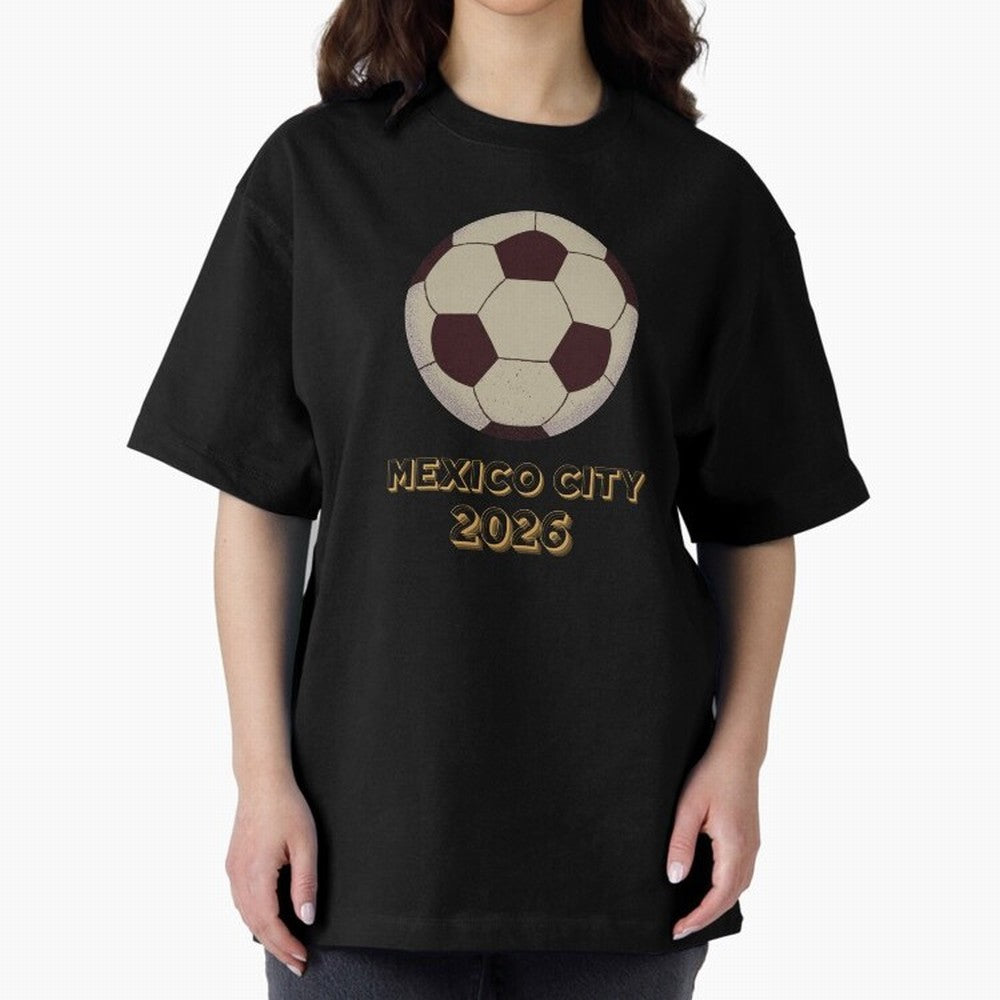 Soccer 2026 Mexico City tee Classic T-Shirt Represent Football Lovers during FIFA World Cup 2026 Group Stage Highlighting CR7 and Messi, England Energy, Sports Nostalgia, International Competition, Famous Players and Unforgettable Victories; Ideal