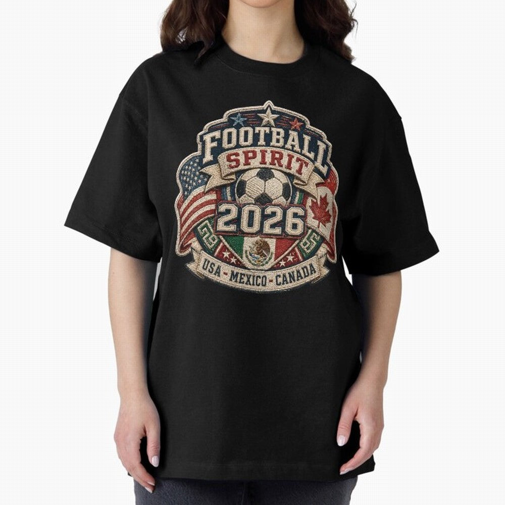 Football 2026 USA Mexico Canada Soccer Championship Fan Art Classic T-Shirt Share the Excitement of FIFA World Cup 2026 USA Canada Mexico with Messi, Neymar and Mbappe, Argentina Energy, Supporter Pride, Iconic Celebrations, Legendary Names and