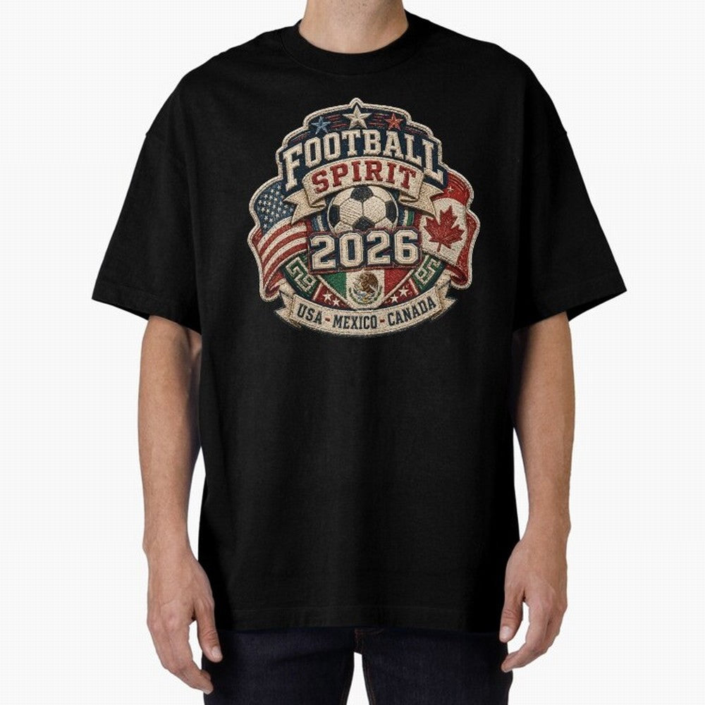 Football 2026 USA Mexico Canada Soccer Championship Fan Art Classic T-Shirt Share the Excitement of FIFA World Cup 2026 USA Canada Mexico with Messi, Neymar and Mbappe, Argentina Energy, Supporter Pride, Iconic Celebrations, Legendary Names and
