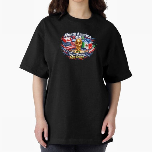 2026 Football Fan Design - North America - Three Nations One Dream Classic T-Shirt Celebrate Fan Favorites in FIFA World Cup 2026 for Fans of CR7 and Messi and England, Bringing Championship Spirit, Famous Goals, Roaring Crowds and International