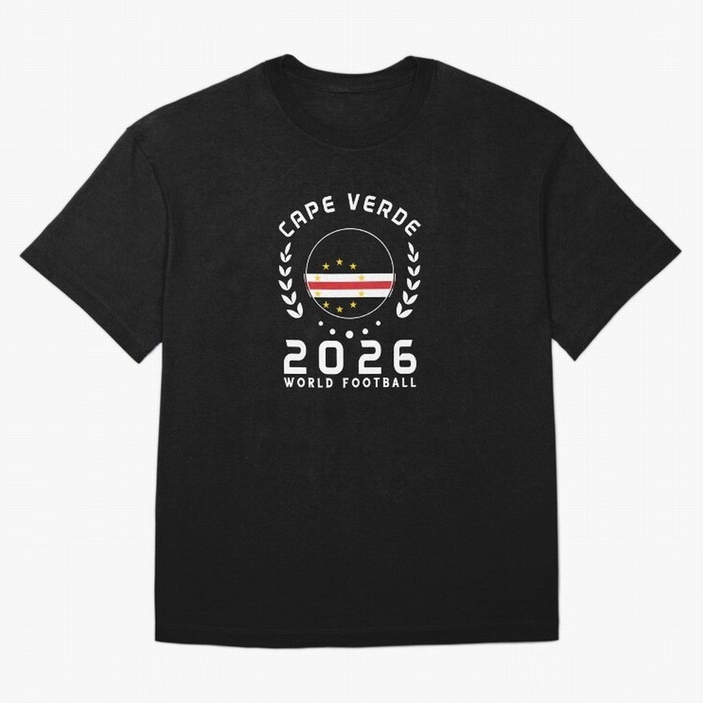 World Cup 2026 Cape Verde Football Fan Cape Verdean Supporter Gift T-Shirt_85310196 Classic T-Shirt Step into Match Day Hype around FIFA World Cup 2026 USA Canada Mexico, Mbappe and Neymar, Argentina, France and Brazil, Football Festival