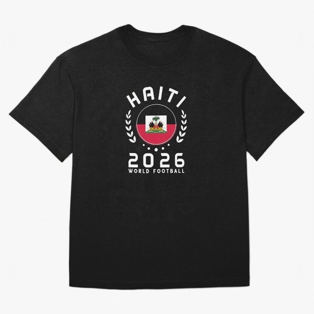 World Cup 2026 Haiti Football Fan Haitian Supporter T-Shirt_84687246 Classic T-Shirt Elevate FIFA World Cup 2026 Group Stage for Fans of Neymar, Haaland and Cristiano Ronaldo and Argentina and Brazil, Bringing Worldwide Fan Energy, Dramatic Goals,