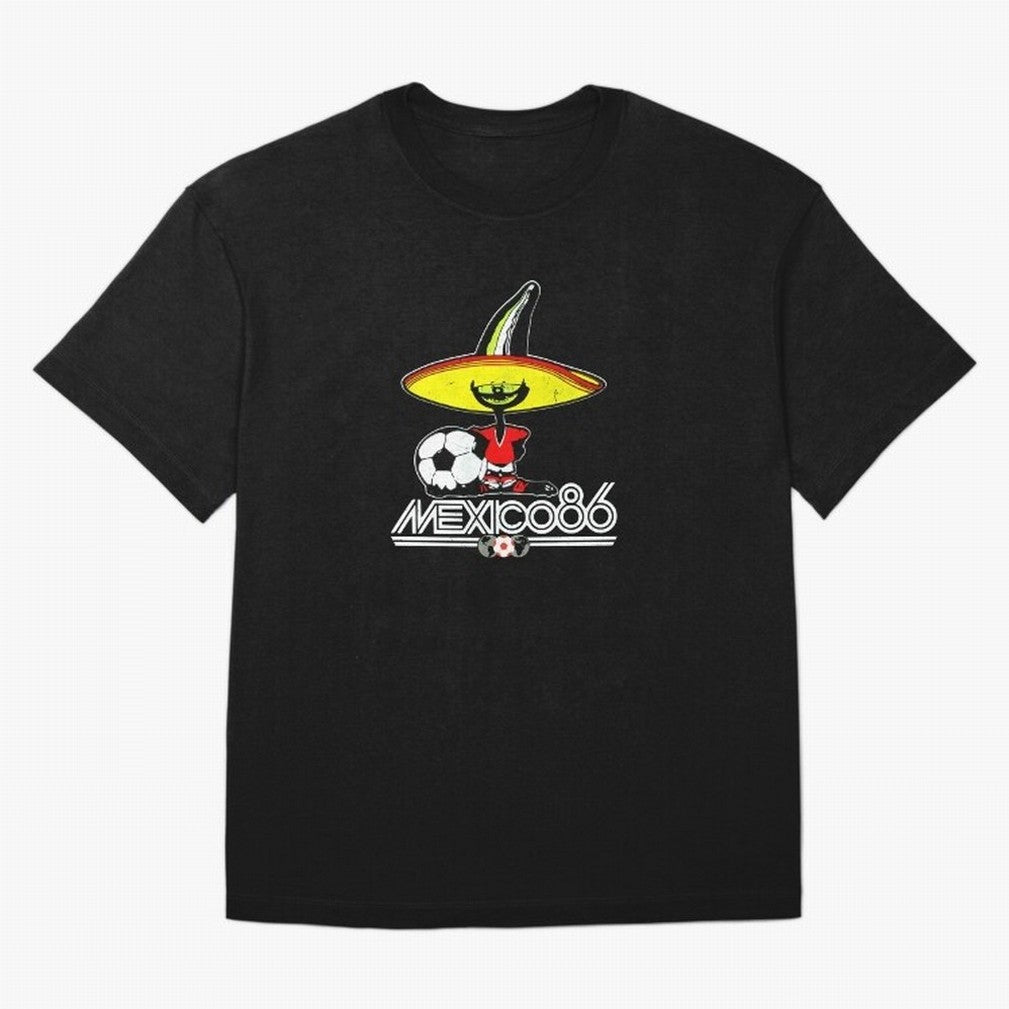 Mexico 86 World Cup Pique Retro Vintage T-Shirt_90751770 Classic T-Shirt Relive Match Day Hype around FIFA World Cup 2026 Group Stage, CR7 and Messi, Portugal, Goal Celebration Energy, Supporter Heritage, Football Icons and Worldwide Tournament