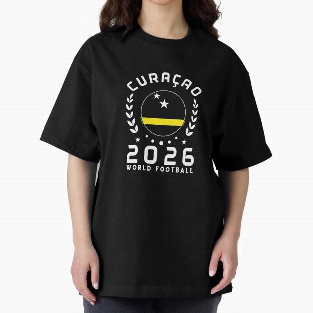 World Cup 2026 Curacao Football Fan Curacaoan Supporter T-Shirt_85310550 Classic T-Shirt Bring Global Tournament Vibes to the FIFA World Cup 2026 Group Stage Journey through Messi Highlights, England Pride, Soccer Culture, Superstar Moments,