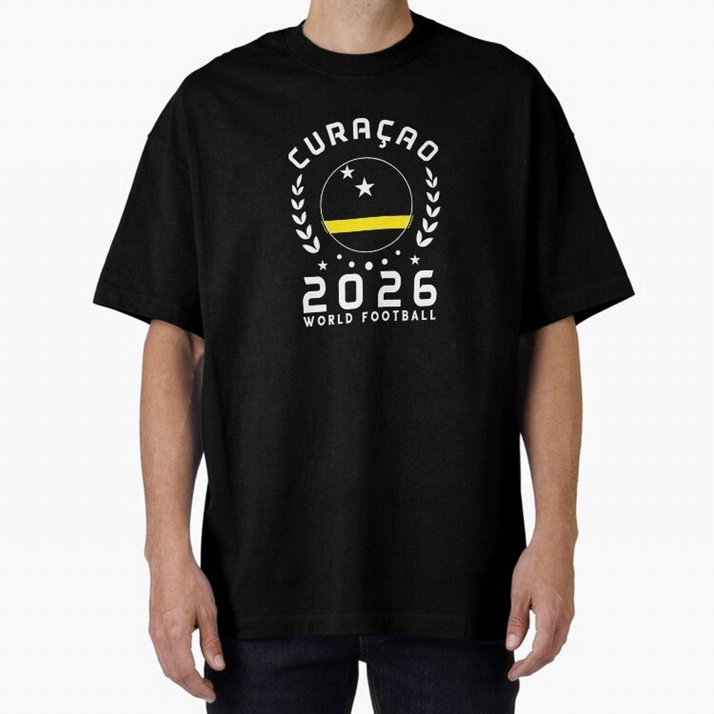 World Cup 2026 Curacao Football Fan Curacaoan Supporter T-Shirt_85310550 Classic T-Shirt Bring Global Tournament Vibes to the FIFA World Cup 2026 Group Stage Journey through Messi Highlights, England Pride, Soccer Culture, Superstar Moments,