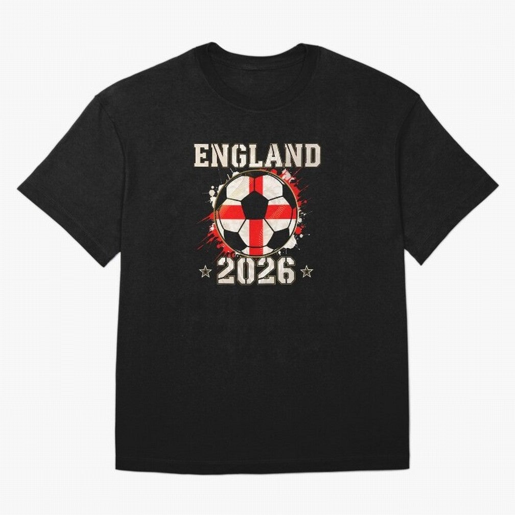 Front Print England Soccer World Cup 2026 - English Fan Gift T-Shirt_84562392 Classic T-Shirt Cheer through Every Moment of the FIFA World Cup 2026 Group Stage Journey through Cristiano Ronaldo, Haaland and CR7 Highlights, Portugal, Spain and