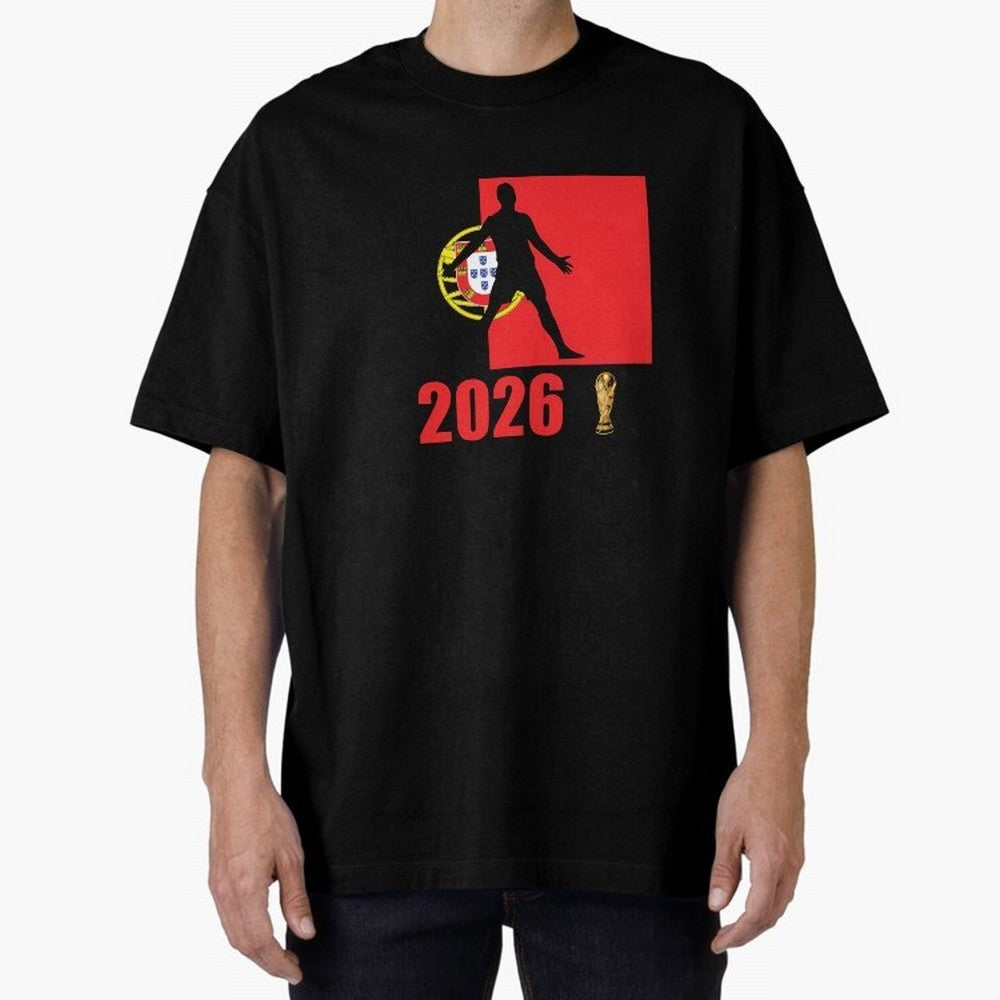 Portugal World Cup 2026 T-Shirt_84815867 Classic T-Shirt Show Your Love for FIFA World Cup 2026 USA Canada Mexico for Fans of Messi and Cristiano Ronaldo and Germany, Bringing Sports Nostalgia, International Competition, Famous Players and