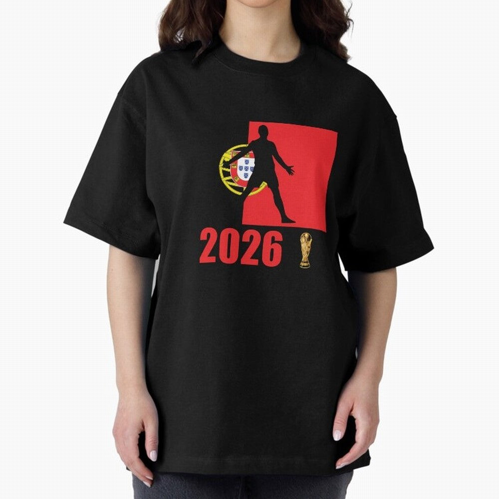 Portugal World Cup 2026 T-Shirt_84815867 Classic T-Shirt Show Your Love for FIFA World Cup 2026 USA Canada Mexico for Fans of Messi and Cristiano Ronaldo and Germany, Bringing Sports Nostalgia, International Competition, Famous Players and