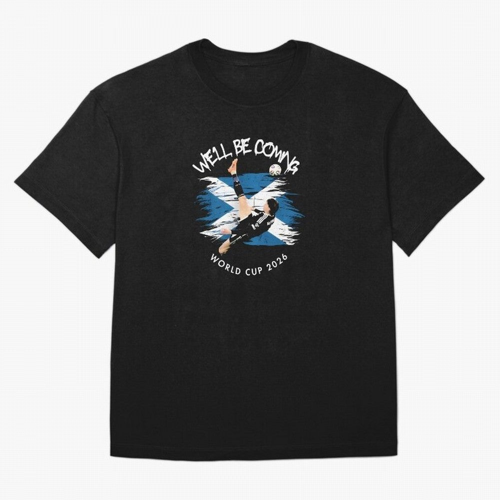We'll be coming 2026 - Scotland World Cup 2026 ¨C Tartan Army Returns T-Shirt_83870657 Classic T-Shirt Celebrate the Magic of FIFA World Cup 2026 USA Canada Mexico Inspired by Haaland and Mbappe, Spain Energy, Fan Favorite Moments, National Team