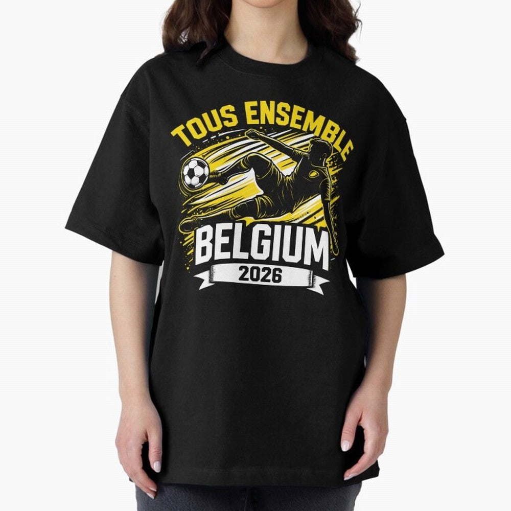 Belgium Fan Art World Cup 2026 Classic T-Shirt Celebrate National Team Dreams in FIFA World Cup 2026 Spirit, Built around France and Portugal, Haaland and Mbappe, Championship Spirit, Famous Goals, Roaring Crowds and International Football Unity;