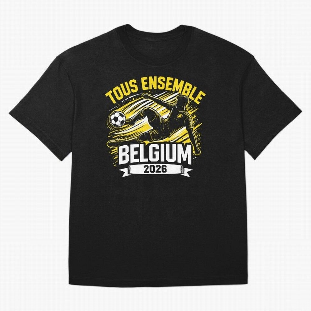 Belgium Fan Art World Cup 2026 Classic T-Shirt Celebrate National Team Dreams in FIFA World Cup 2026 Spirit, Built around France and Portugal, Haaland and Mbappe, Championship Spirit, Famous Goals, Roaring Crowds and International Football Unity;