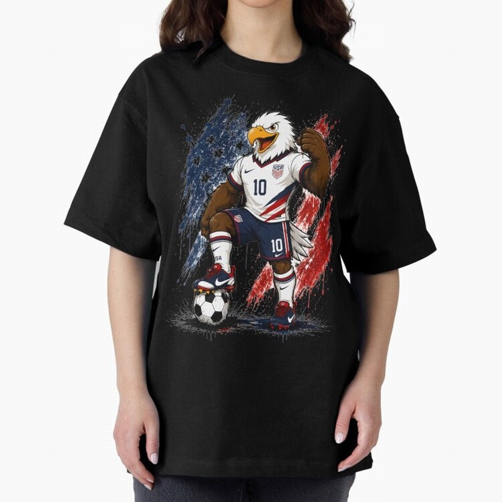 USA World Cup Classic T-Shirt Get Ready for Global Football Passion for FIFA World Cup 2026 USA Canada Mexico, Driven by Cristiano Ronaldo, Spain, Football Festival Excitement, Trophy Ambitions, Country Rivalries and Star Player Buzz; Perfect for