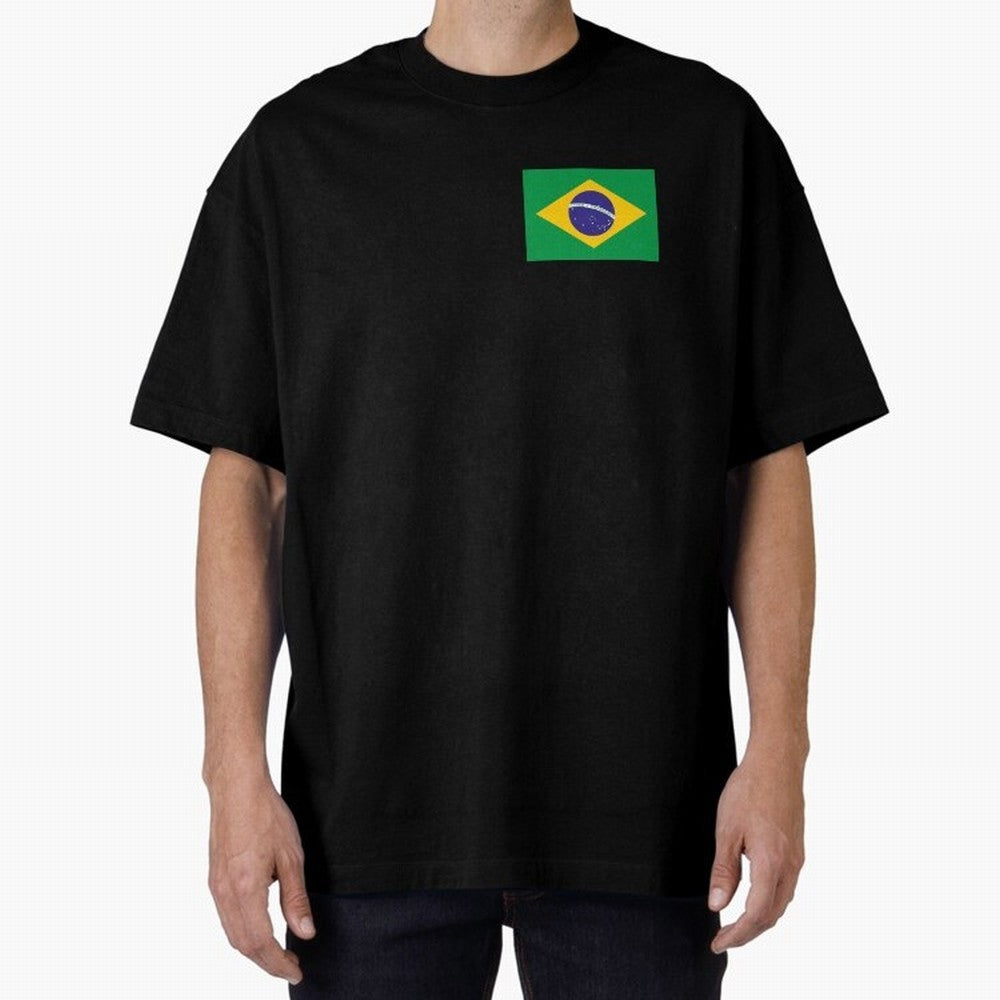 Brazil Flag Classic T-Shirt Keep Football History Alive during the FIFA World Cup 2026 USA Canada Mexico Journey through Messi and Cristiano Ronaldo Highlights, Portugal, Spain and Germany Pride, Championship Spirit, Famous Goals, Roaring Crowds