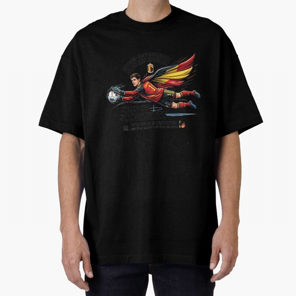 Thibaut Courtois Fan Art Classic T-Shirt Represent the Passion of FIFA World Cup 2026 Centered on Cristiano Ronaldo, England and Germany Energy, Champion Mindset, Group Stage Buzz, Knockout Tension and Passionate Fan Culture; Made for Die Hard