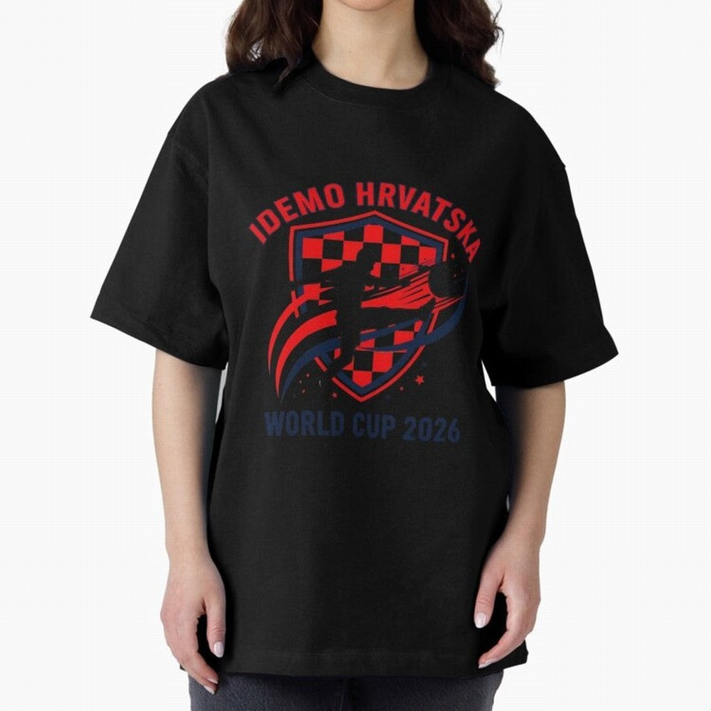 Croatia World Cup 2026 Fan Art Classic T-Shirt Stand Out with Spirit from FIFA World Cup 2026 USA Canada Mexico Centered on Haaland, Brazil, Portugal and Argentina Energy, Stadium Chants, National Pride, Trophy Dreams and Unforgettable Football
