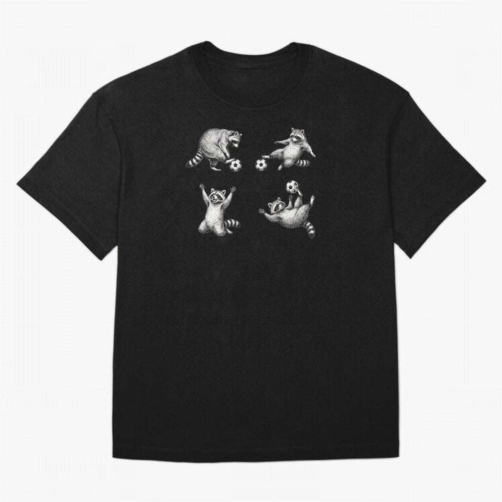 Funny Raccoon Soccer World Cup 2026 Games Classic T-Shirt Celebrate the Biggest Stage of FIFA World Cup 2026 for Fans of Messi, Neymar and Mbappe and Argentina, France and Brazil, Bringing Classic Soccer Heritage, Championship Pressure, Fan Loyalty