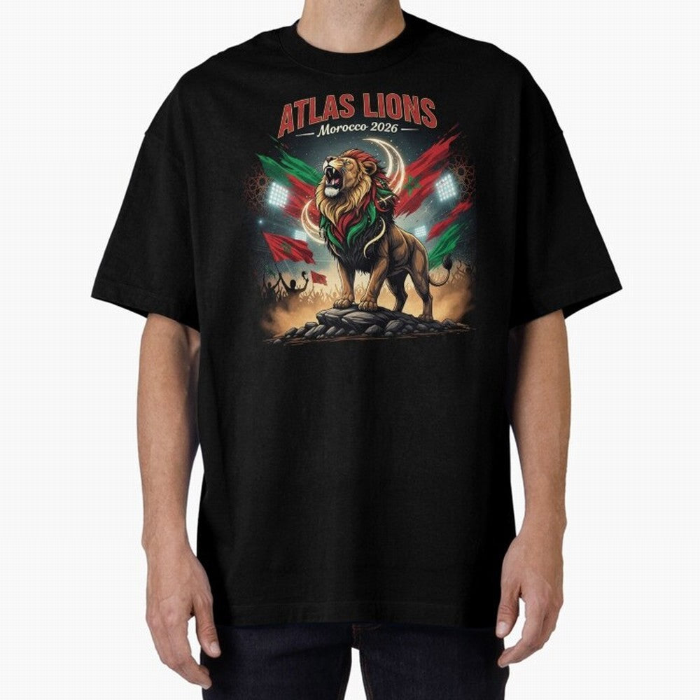 Atlas Lions - Morocco Football Team ready for the World Cup Classic T-Shirt Make Every Match About FIFA World Cup 2026 Group Stage for Fans of Neymar, Haaland and Cristiano Ronaldo and Argentina, Bringing Classic Soccer Heritage, Championship