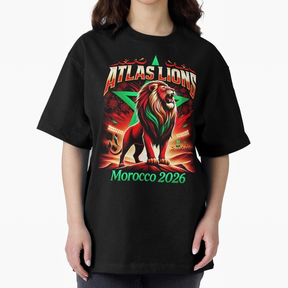 Morocco Football Fan Classic T-Shirt Celebrate Classic Football Spirit in Global Football Passion for FIFA World Cup 2026 Group Stage, Capturing Messi, CR7 and Mbappe, England, Football History, Final Match Energy, Crowd Noise and Once in a
